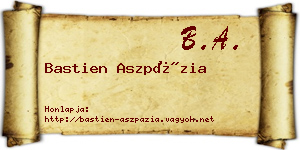 Bastien Aszpázia névjegykártya